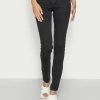 Edc By Esprit MR SLIM HIGH STRETCH - Jeans Skinny Fit - Black Dark Wash