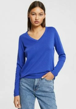 Edc By Esprit V-NECK - Jumper - Ink 14 Edc By Esprit V-NECK - Jumper - Ink -edc by Esprit Shop 7550661bb2624fb2add56173595a10a7
