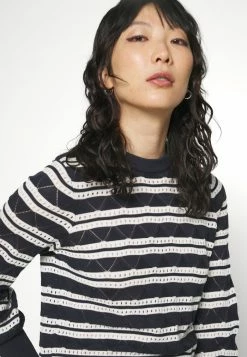 Edc By Esprit POINTELLE - Jumper - Navy 9 Edc By Esprit POINTELLE - Jumper - Navy -edc by Esprit Shop 78097bf5a3374f81bde843a3db980248