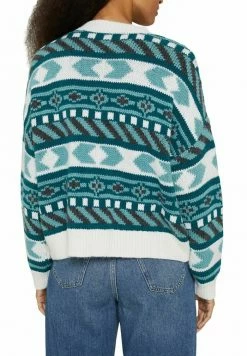 Edc By Esprit CHUNKY JACQUARD - Jumper - Light Aqua Green -edc by Esprit Shop 7927d458c79d42ff93a5f0b82031a191