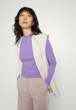Edc By Esprit FULL NEEDLE MOCK NECK LONG SLEEVE - Long Sleeved Top - Lilac -edc by Esprit Shop 7994f9655c4344a4ba7a489708548c57