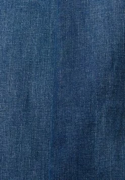 Edc By Esprit WIDE LEG HIGH RISE - Flared Jeans - Blue Dark Washed -edc by Esprit Shop 79ce1619403e47ecbb75600dd6a14453