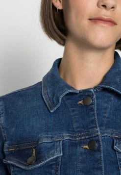 Edc By Esprit JACKET - Denim Jacket - Blue Dark Wash -edc by Esprit Shop 7afc977c839544e698151e9496648728