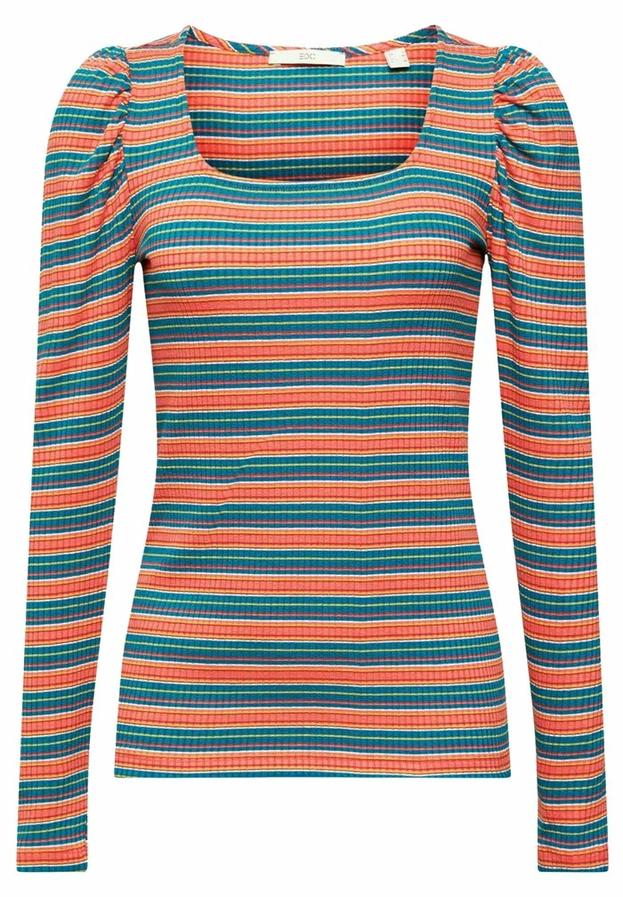 Edc By Esprit VOL SLEEVE - Long Sleeved Top - Coral 6 Edc By Esprit VOL SLEEVE - Long Sleeved Top - Coral - Image 6