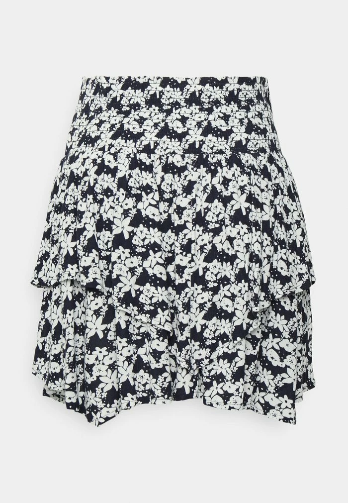 Edc By Esprit SMOCKING - Mini Skirt - Navy 3 2 Edc By Esprit SMOCKING - Mini Skirt - Navy 3 - Image 2