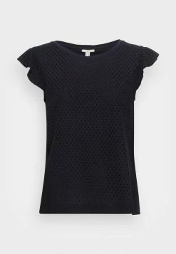 Edc By Esprit OCS FAB MIX - Basic T-shirt - Navy -edc by Esprit Shop 7dab745d9867458090732a324d16dbf4