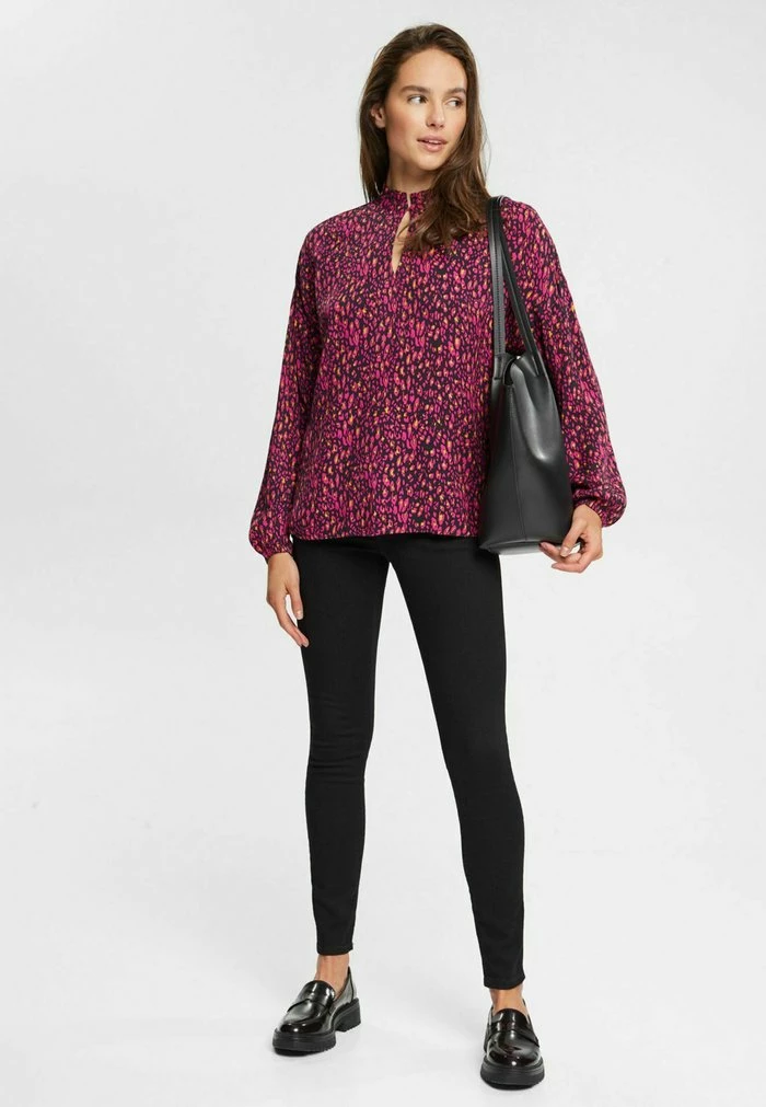 Edc By Esprit Blouse - New Pink Fuchsia 2 Edc By Esprit Blouse - New Pink Fuchsia - Image 2