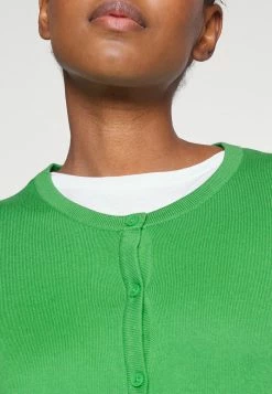 Edc By Esprit BASIC CREWNECK - Cardigan - Green -edc by Esprit Shop 7df66787a8d24049b50d9292c8926a00