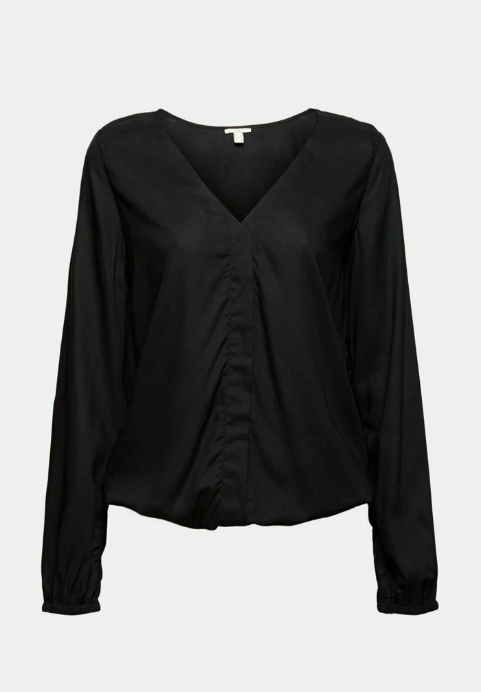 Edc By Esprit CORE FLUID - Blouse - Black 10 Edc By Esprit CORE FLUID - Blouse - Black - Image 10