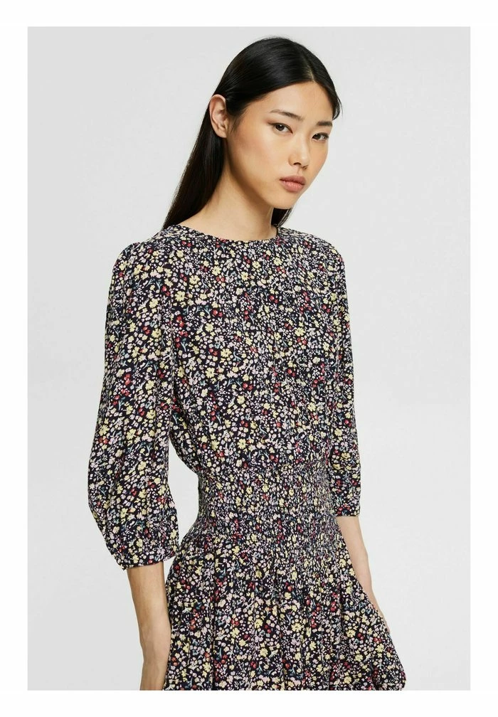 Edc By Esprit LENZING™ ECOVERO™ - Shift Dress - Navy 5 3 Edc By Esprit LENZING™ ECOVERO™ - Shift Dress - Navy 5 - Image 3