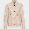 Edc By Esprit BIG POCKET - Denim Jacket - Dusty Nude