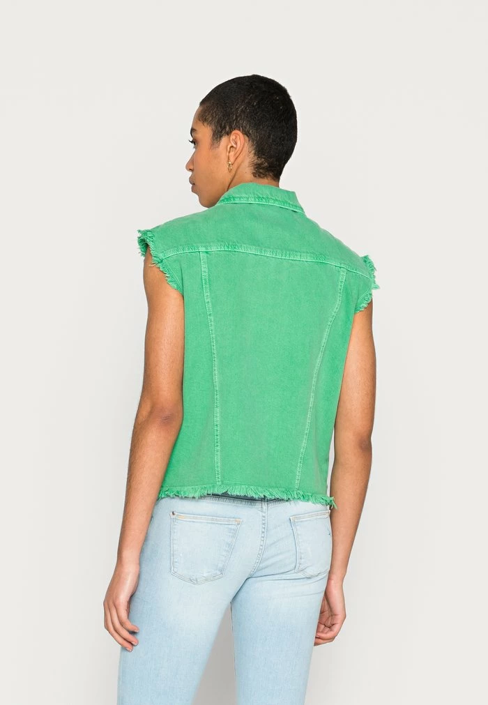 Edc By Esprit Waistcoat - Green 3 Edc By Esprit Waistcoat - Green - Image 3