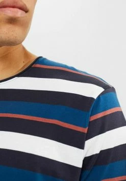 Edc By Esprit MIT STREIFENMUSTER - Print T-shirt - Navy -edc by Esprit Shop 7e7a50bb79b341958379a7415aba9d60