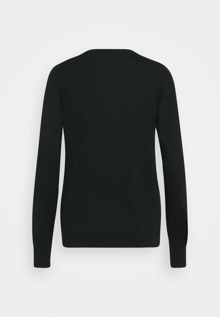 Edc By Esprit BASIC CREWNECK CARDIGAN - Cardigan - Black 2 Edc By Esprit BASIC CREWNECK CARDIGAN - Cardigan - Black - Image 2