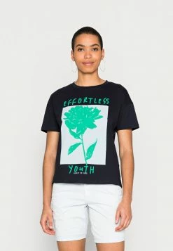 Edc By Esprit TEE - Print T-shirt - Navy