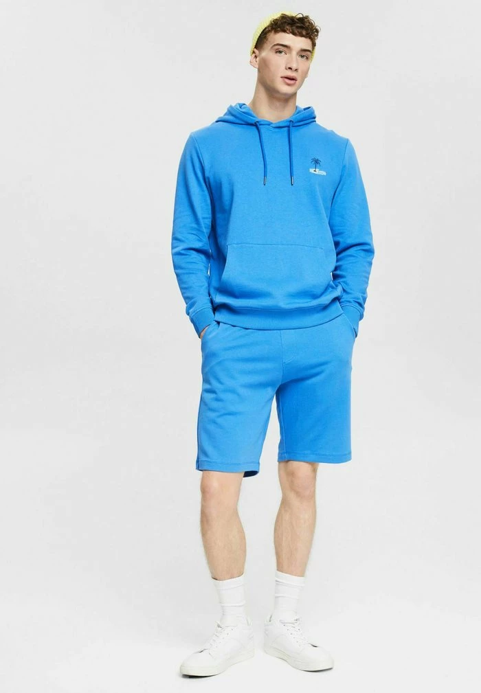 Edc By Esprit MIT RÜCKENPRINT - Hoodie - Bright Blue 2 Edc By Esprit MIT RÜCKENPRINT - Hoodie - Bright Blue - Image 2