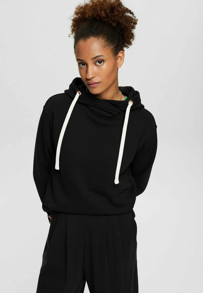 Edc By Esprit Hoodie - Black 1 Edc By Esprit Hoodie - Black