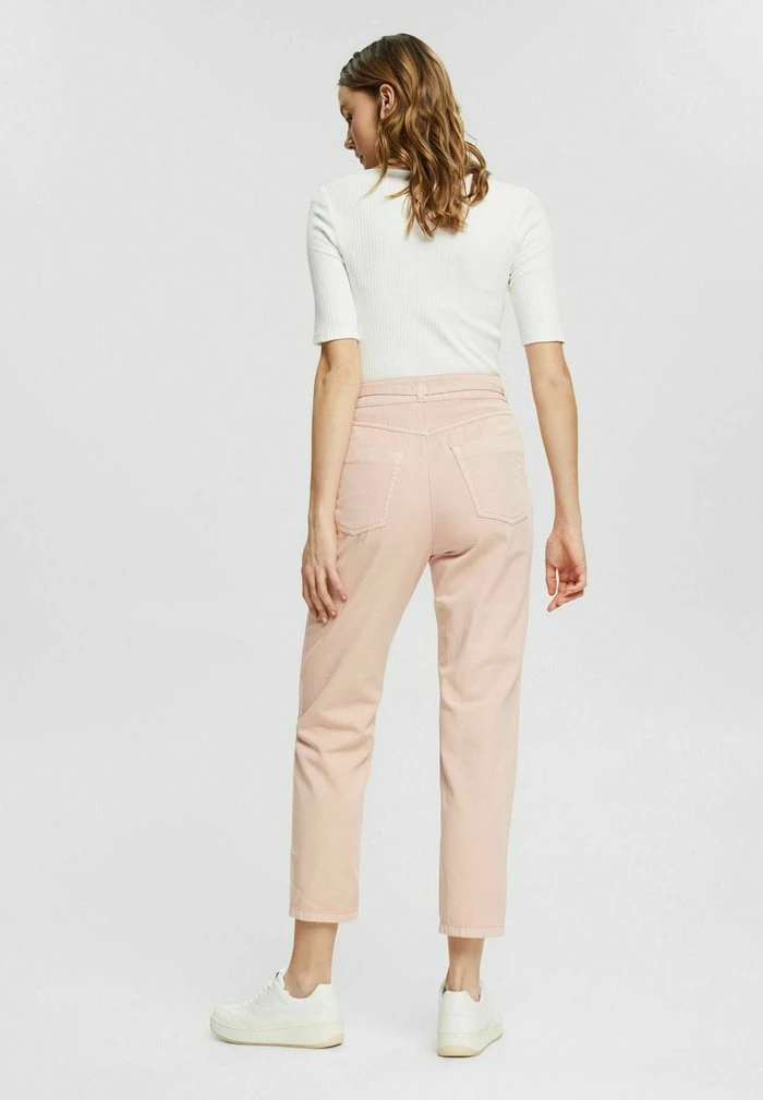 Edc By Esprit MIT BINDEGÜRTEL - Trousers - Dusty Nude 3 Edc By Esprit MIT BINDEGÜRTEL - Trousers - Dusty Nude - Image 3