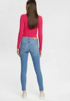 Edc By Esprit SKINNY FIT - Jeans Skinny Fit - Blue Medium Wash -edc by Esprit Shop 81cfb1efb4614ec394c1c3e9ede670c7