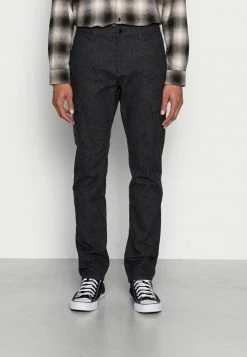 Edc By Esprit Cargo Trousers - Dark Grey