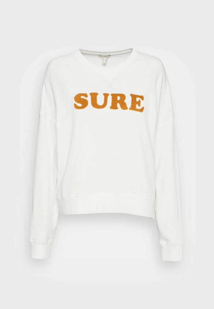 Edc By Esprit Sweatshirt - Off White 4 Edc By Esprit Sweatshirt - Off White - Image 4