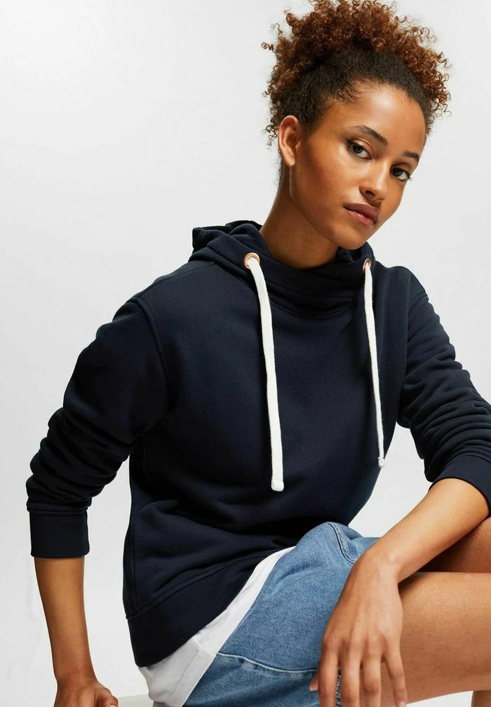 Edc By Esprit Hoodie - Navy 5 Edc By Esprit Hoodie - Navy - Image 5