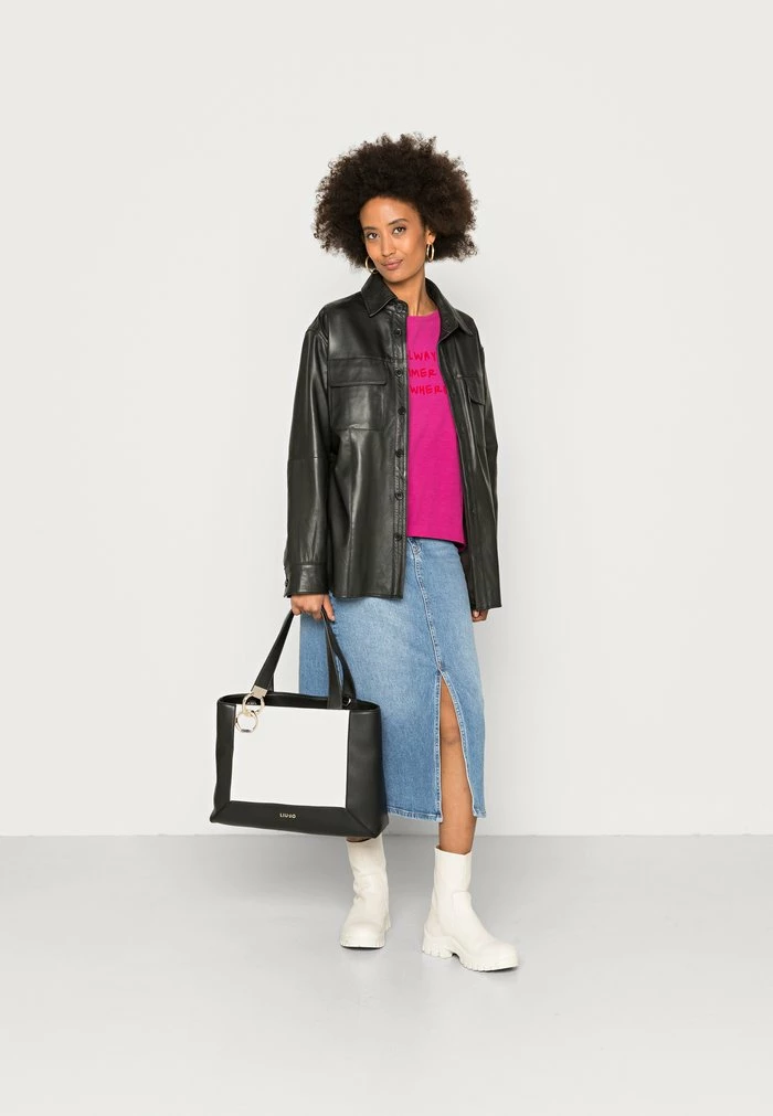 Edc By Esprit Print T-shirt - Pink Fuchsia 2 Edc By Esprit Print T-shirt - Pink Fuchsia - Image 2