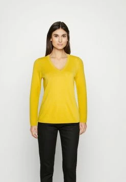 Edc By Esprit BASIC V-NECK - Jumper - Yellow
