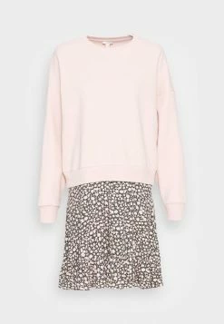 Edc By Esprit 2 IN 1 DRESS - Jersey Dress - Dusty Nude -edc by Esprit Shop 84f25fc1cb2d42e1844decb25022306b