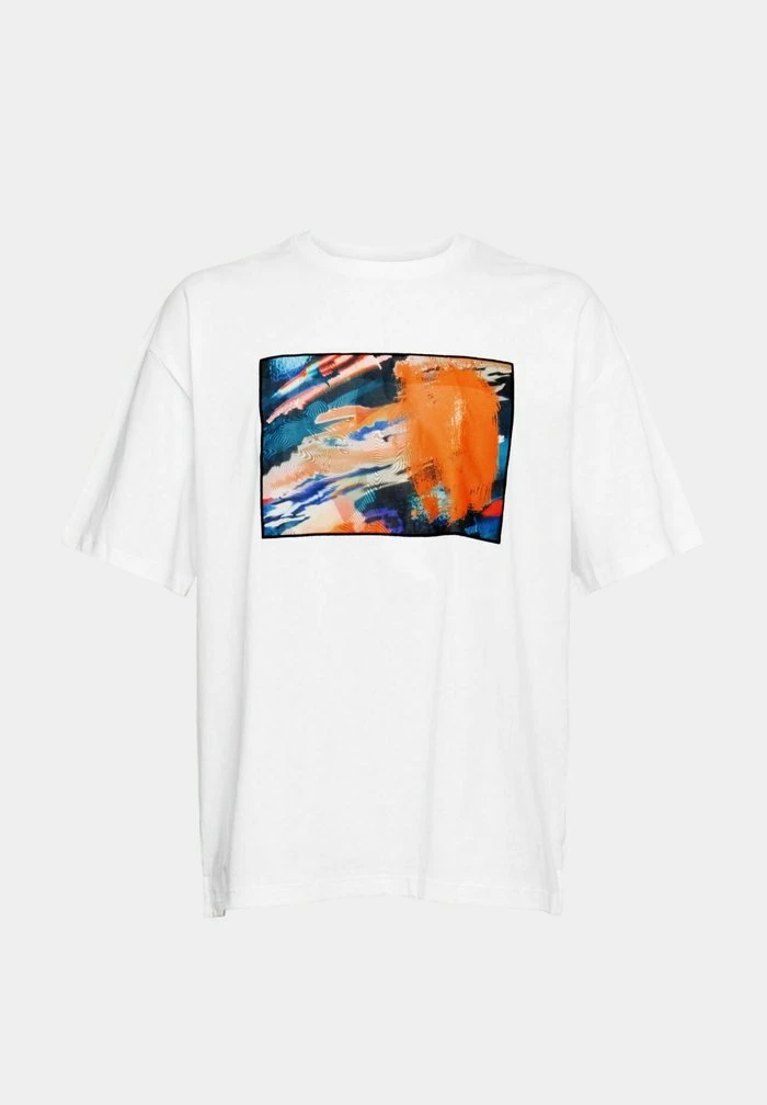 Edc By Esprit MIT GROSSEM AUFNÄHER - Print T-shirt - White 7 Edc By Esprit MIT GROSSEM AUFNÄHER - Print T-shirt - White - Image 7