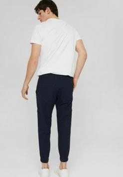 Edc By Esprit MIT ZIPPERTASCHEN - Cargo Trousers - Navy -edc by Esprit Shop 855ed87b4bd042cdb5ea8bc8c49fe4a3