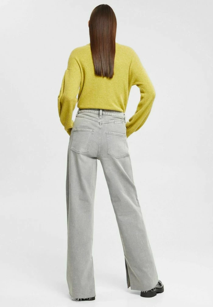 Edc By Esprit Flared Jeans - Grey Medium Washed 3 Edc By Esprit Flared Jeans - Grey Medium Washed - Image 3