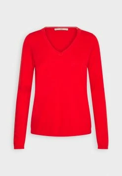 Edc By Esprit V-NECK - Jumper - Red 8 Edc By Esprit V-NECK - Jumper - Red -edc by Esprit Shop 85c401a77be8422280d15532bdde8e71