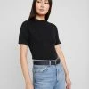 Edc By Esprit CORE HIGH - Basic T-shirt - Black