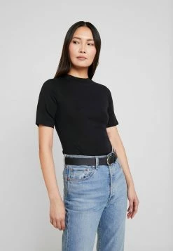 Edc By Esprit CORE HIGH - Basic T-shirt - Black
