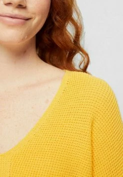 Edc By Esprit MIT V-AUSSCHNITT - Jumper - Yellow -edc by Esprit Shop 8699754ffad84dd68511d5fb2c086ade