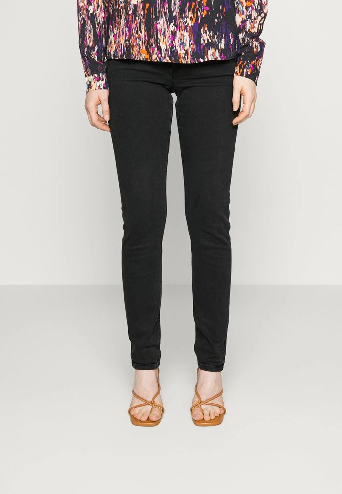 Edc By Esprit MEDIUM RISE HIGH STRETCH - Slim Fit Jeans - Black Dark 1 Edc By Esprit MEDIUM RISE HIGH STRETCH - Slim Fit Jeans - Black Dark