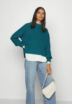 Edc By Esprit Jumper - Teal Blue 9 Edc By Esprit Jumper - Teal Blue -edc by Esprit Shop 87241d06a74546f095addb0f7773a022