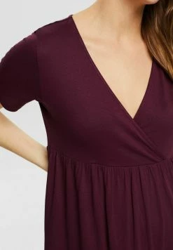 Edc By Esprit Jersey Dress - Bordeaux Red -edc by Esprit Shop 877f023790fc41a985ace1faeb21c325