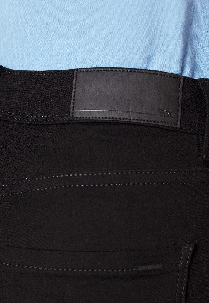 Edc By Esprit MEDIUM RISE - Jeggings - Black Rinse 5 Edc By Esprit MEDIUM RISE - Jeggings - Black Rinse - Image 5