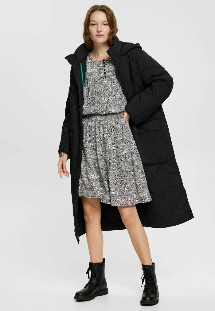 Edc By Esprit GATHERED - Day Dress - New Black 5 Edc By Esprit GATHERED - Day Dress - New Black - Image 5