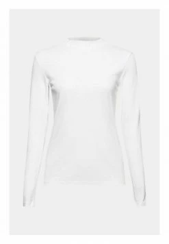 Edc By Esprit FULL NEEDLE MOCK NECK LONG SLEEVE - Long Sleeved Top - White -edc by Esprit Shop 890c19e941d74e119a395d565d554ddf