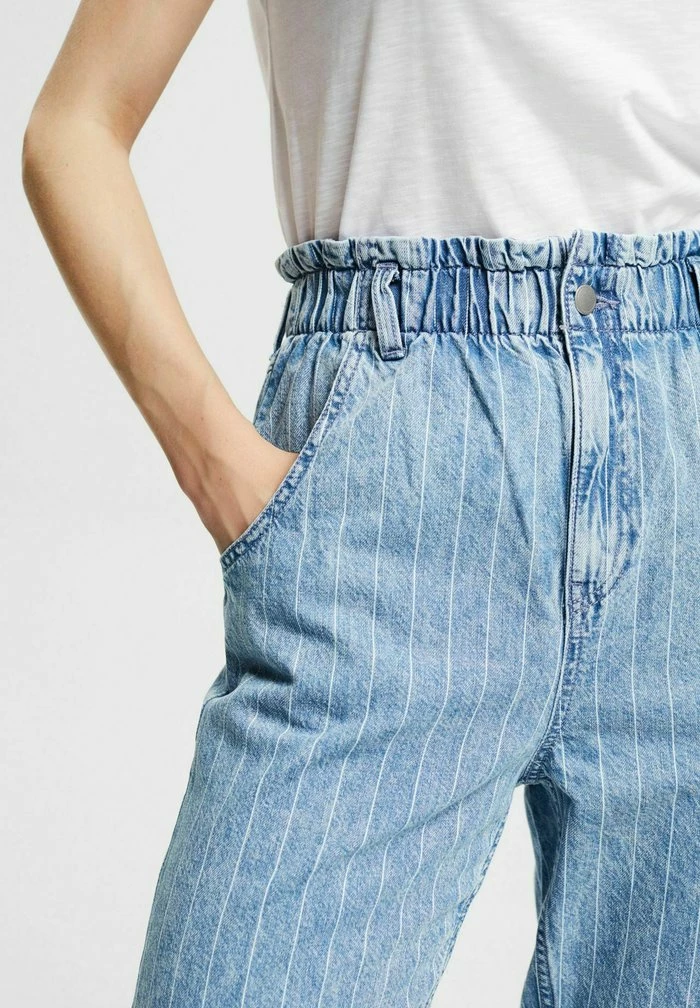 Edc By Esprit Straight Leg Jeans - Metallic Blue 3 Edc By Esprit Straight Leg Jeans - Metallic Blue - Image 3