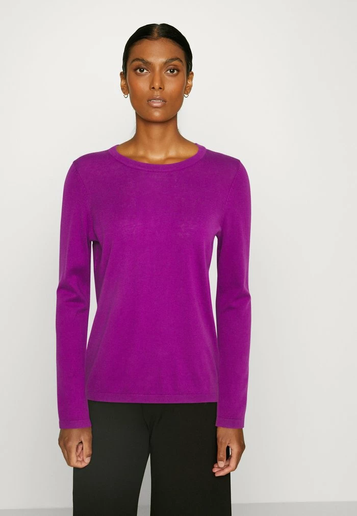 Edc By Esprit C NECK - Jumper - Violet 1 Edc By Esprit C NECK - Jumper - Violet