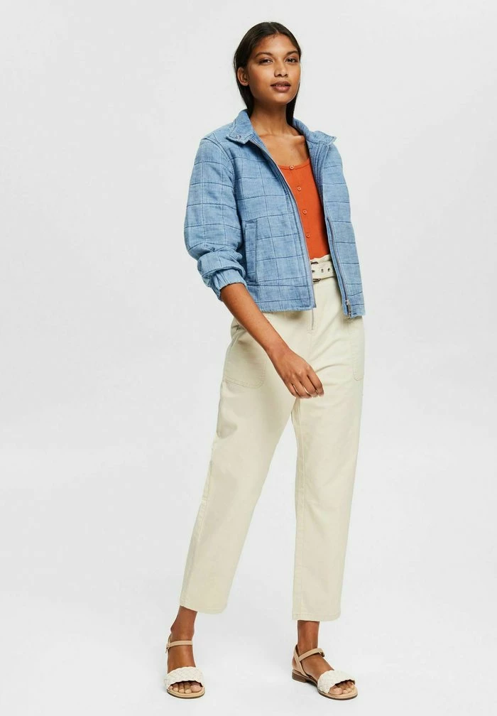 Edc By Esprit Trousers - Sand 2 Edc By Esprit Trousers - Sand - Image 2