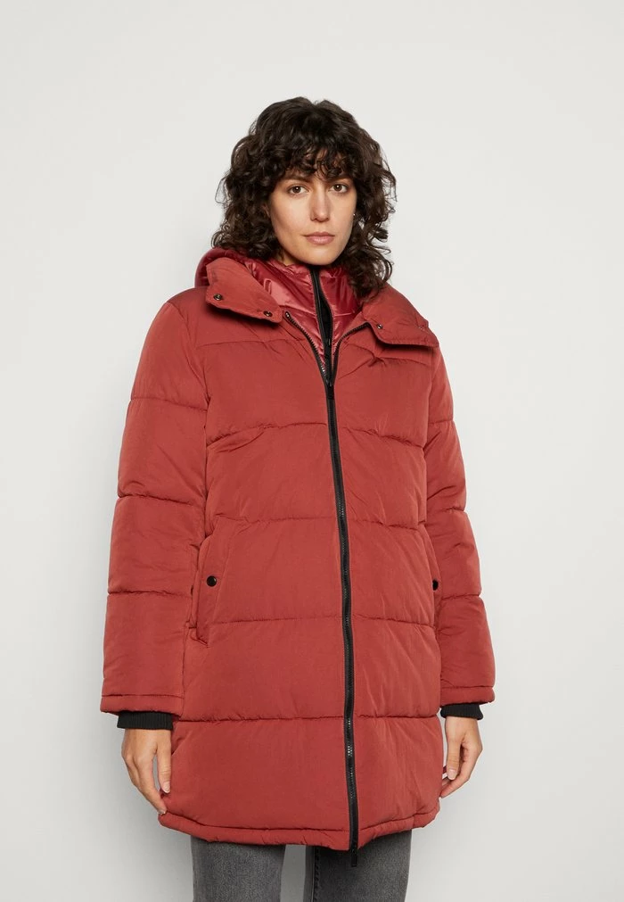 Edc By Esprit Winter Coat - Terracotta 1 Edc By Esprit Winter Coat - Terracotta