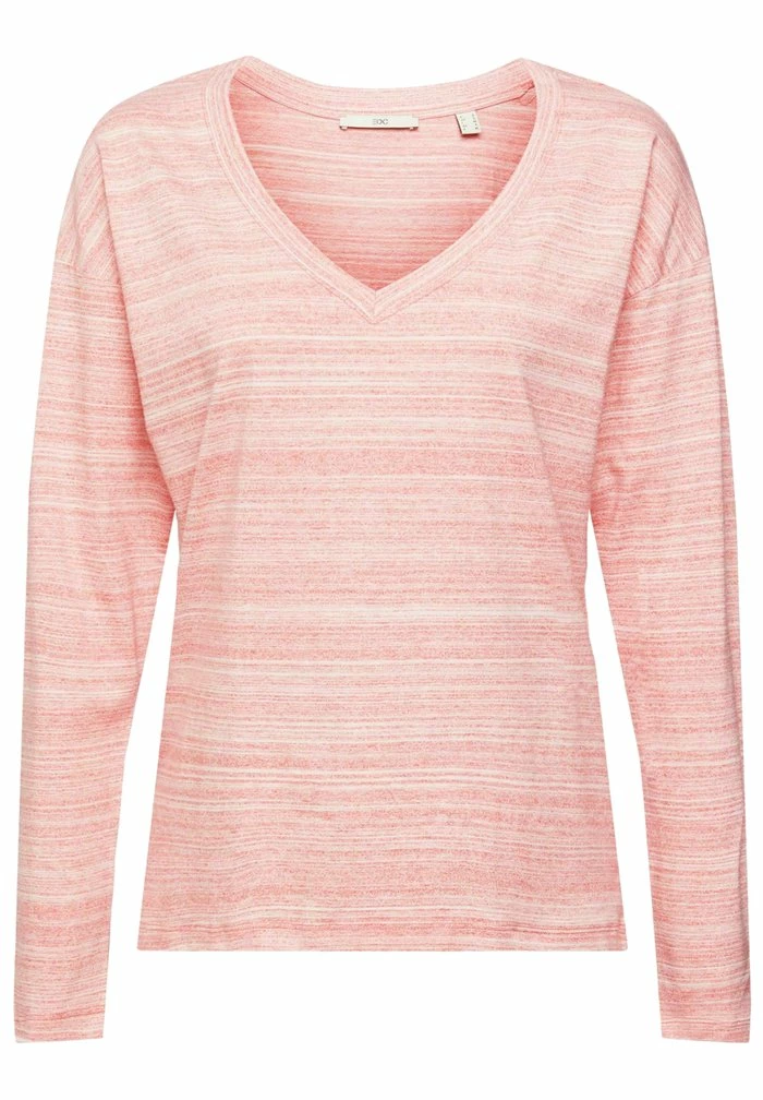 Edc By Esprit GESPRENKELTES - Long Sleeved Top - Coral 5 Edc By Esprit GESPRENKELTES - Long Sleeved Top - Coral - Image 5