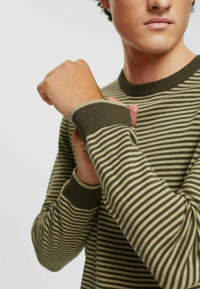 Edc By Esprit REGULAR FIT - Sweatshirt - Dark Khaki 4 Edc By Esprit REGULAR FIT - Sweatshirt - Dark Khaki - Image 4