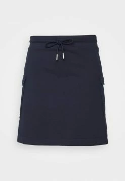 Edc By Esprit SKIRT - Mini Skirt - Navy