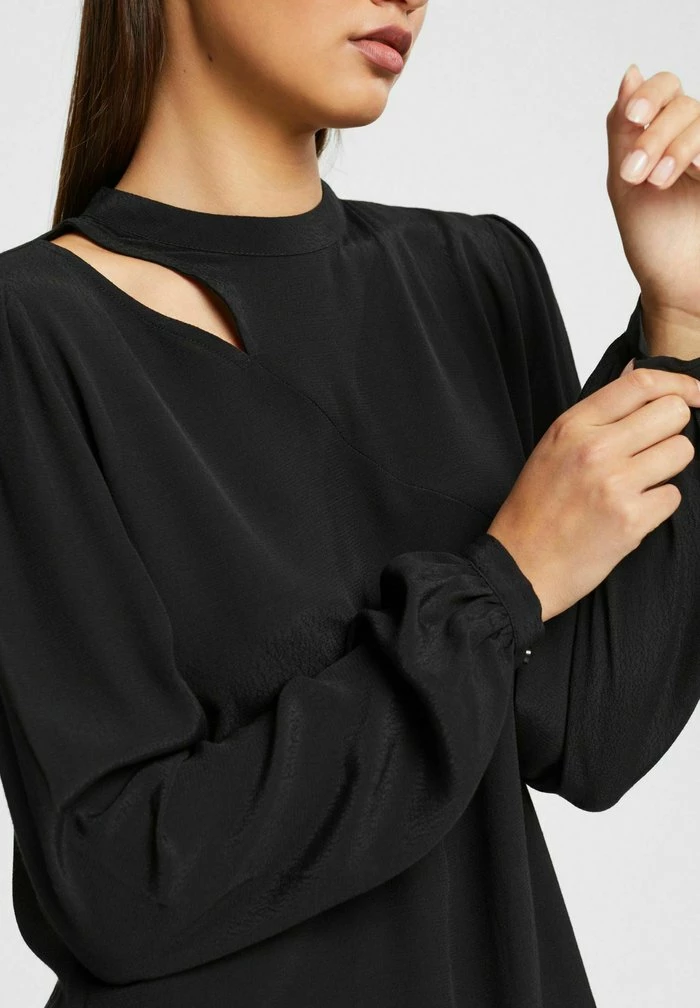 Edc By Esprit Blouse - Black 4 Edc By Esprit Blouse - Black - Image 4